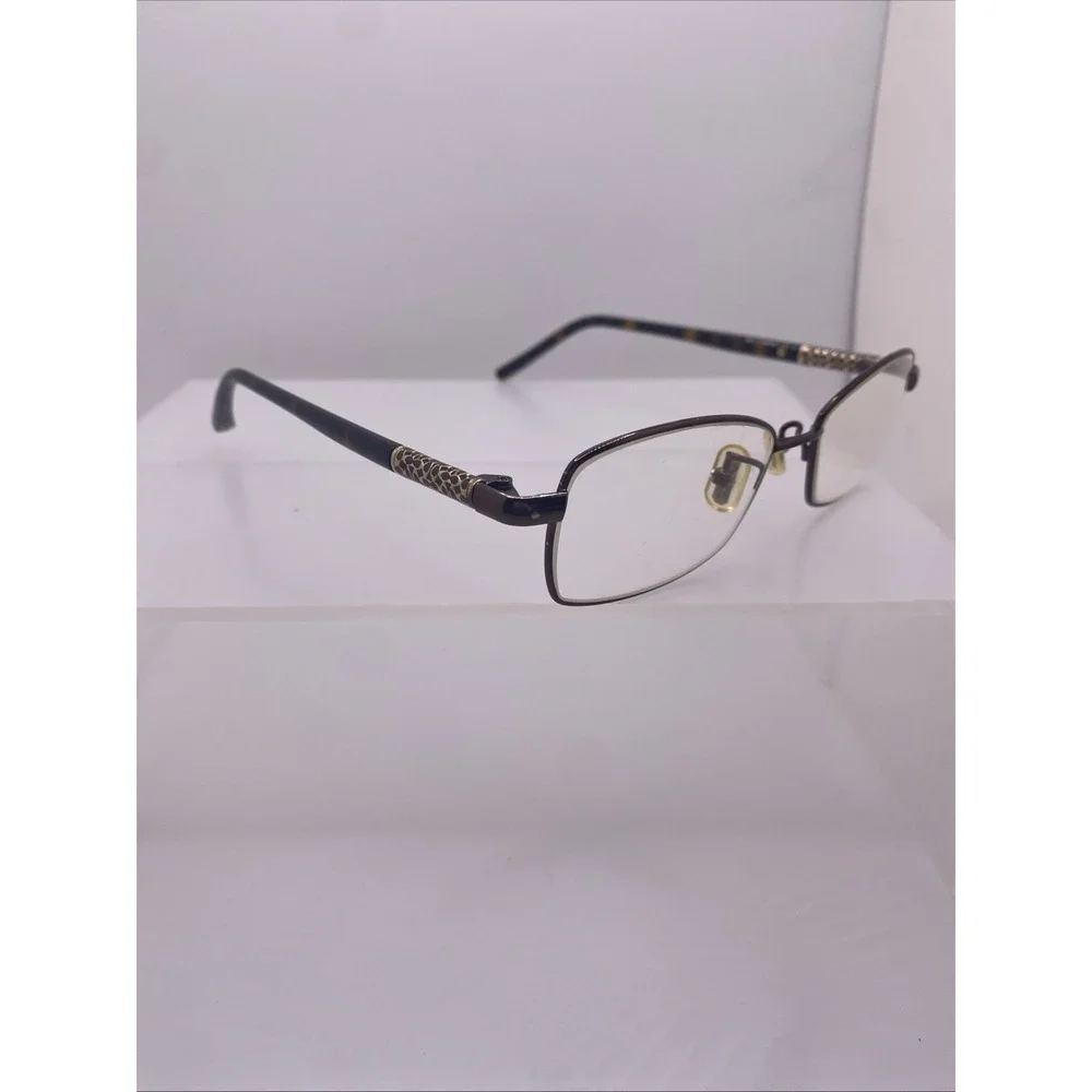 Coach Eyeglasses FRAMES ONLY Gertie 51-16-135 Brown Tortoise 383 - Picture 9 of 16